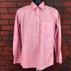 Supreme‎ Fashion Mens 38 Pink Button-Down Dress Shirt – Business, Preppy